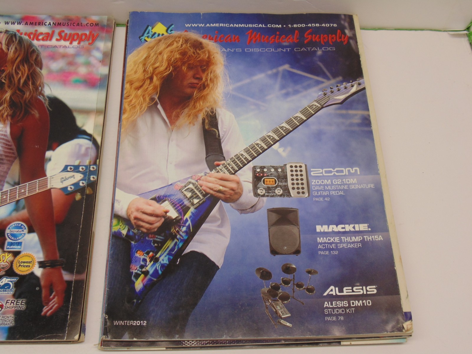 American Musical Supply Catalog 2012 Back Issues Lot 7 Issues Cool Lot F/S