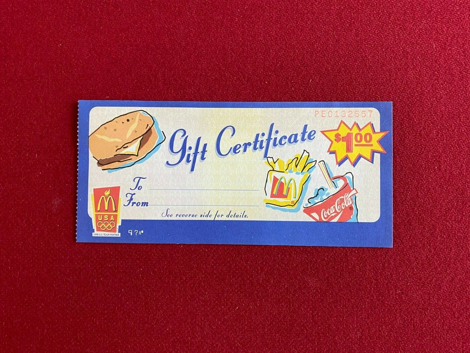 1997 オーストラリア マクドナルド 紙もの ヴィンテージ シール