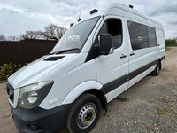 MERCEDES SPRINTER 519 3 LITRE V6 AUTOMATIC, 56124M, FSH, AIRCON, MOTORHOME, ULEZ