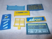 Playmobil 3186 Flughafen mit Tower Ersatzteile zum aussuchen Airport