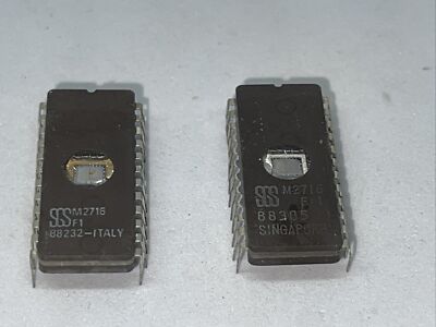 SGS M2716 F1 Programmable E-Prom New Quantity of￼ (2) From Static Tube￼￼￼