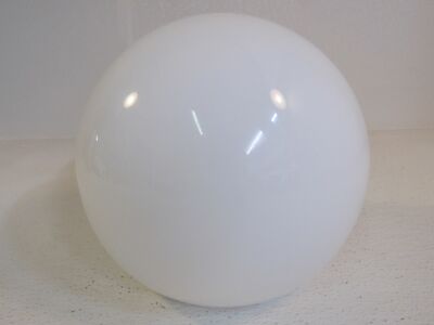 Prescolite Opal Globe Light Shade 13-in White 11880 Vintage Glass