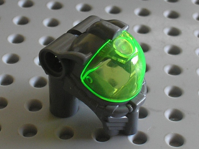 Casque Lego Atlantis Dkstone Minifig Helmet 87754 - 89159 / 8078 8075 8077 8057