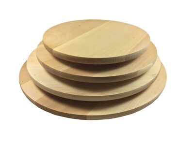 Drehteller Drehplatte Holz 4 VARIANTEN Pizzateller Vesperteller Käseteller 