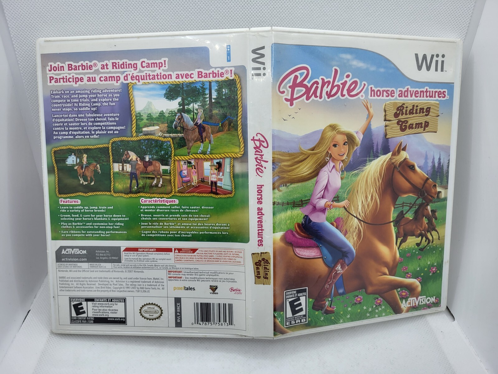 Wii - Wii 海外ゲーム バービーホース アドベンチャー #ニッンテ Barbie Horse Adventures: Riding Camp - Nintendo Wii