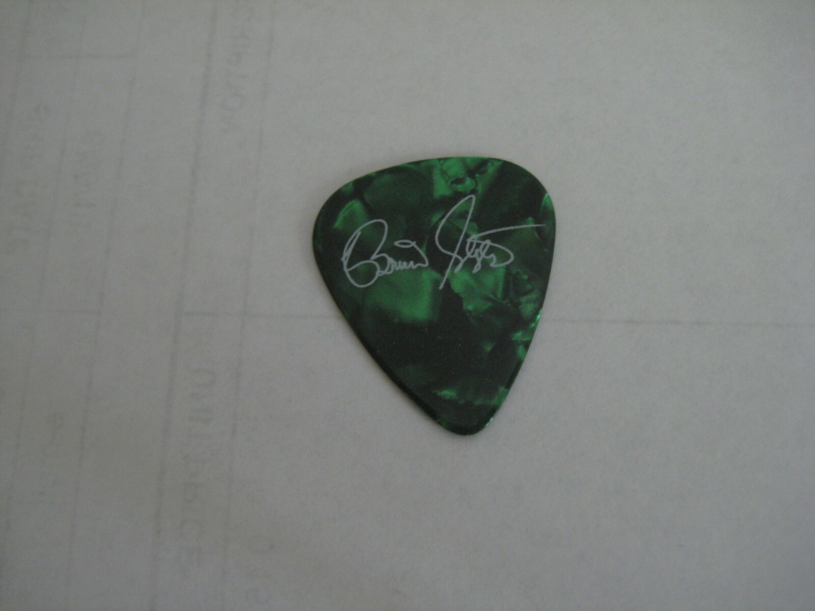 Brian Setzer Signature Concert Tour Guitar Pick Stray Cats