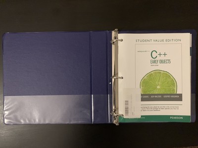 Starting Out with C++ : Early Objects by Judy Walters, Tony Gaddis and...