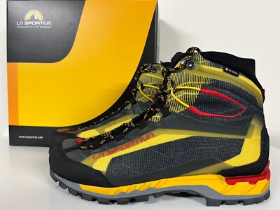 La Sportiva Trango Tech GTX Gore-Tex WATERPROOF Black Yellow Mountaineering Boot