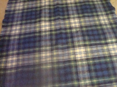 Wool Throw Plaid    Faribault  Lap Blanket