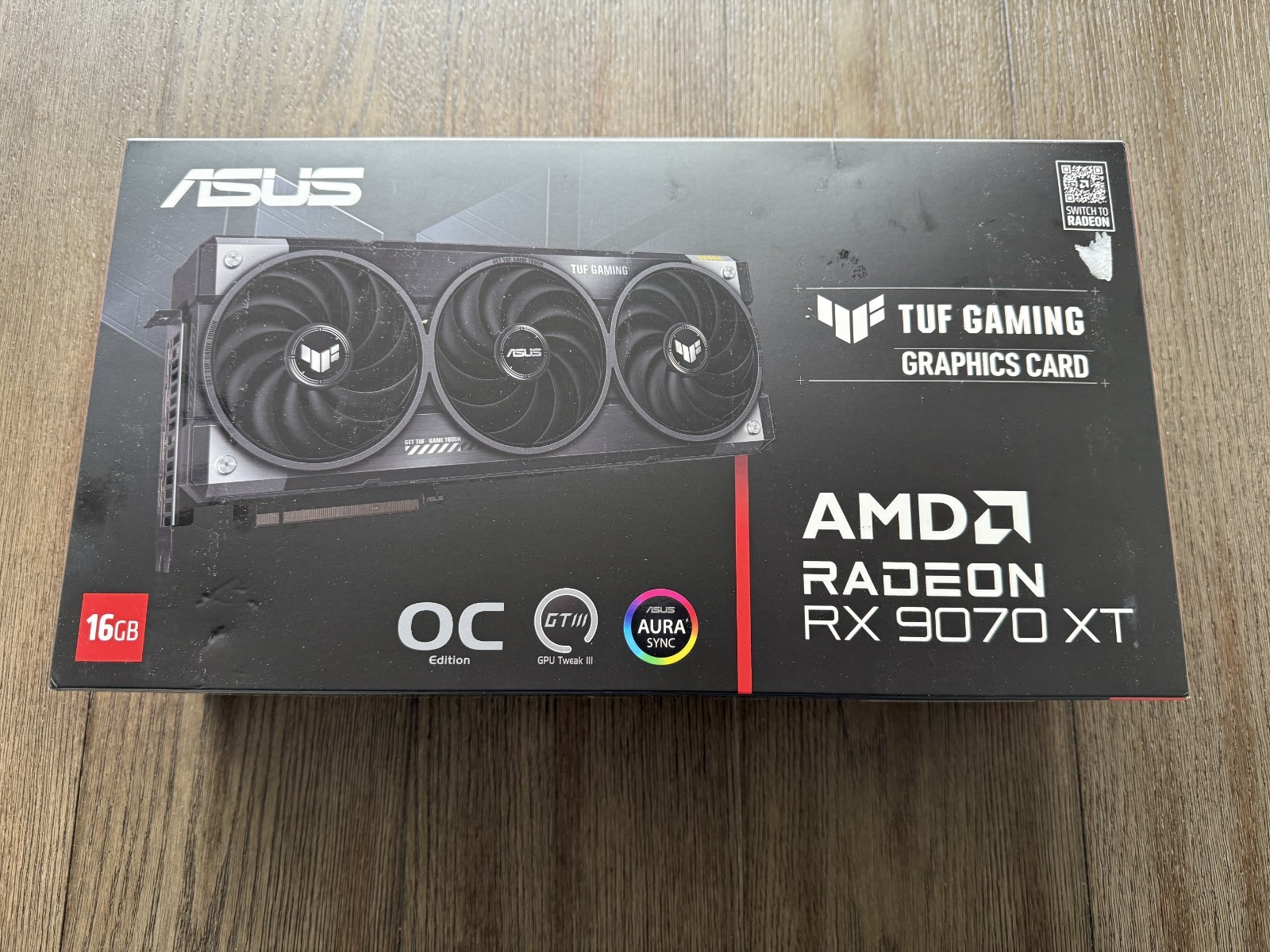 ASUS TUF Gaming Radeon RX 9070 XT OC Edition Graphics Card