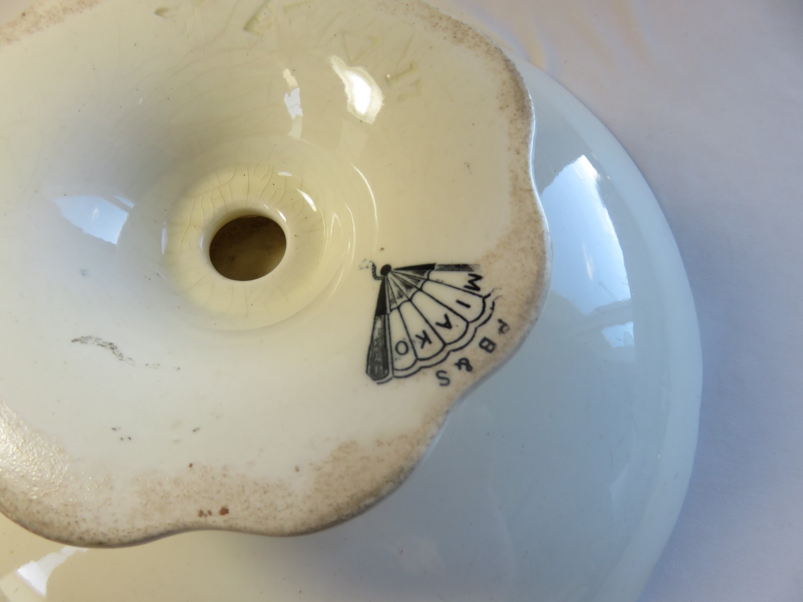 Antique Miako Tazza Cake Stand Miako Patterns by Powell Bishop & Stonier