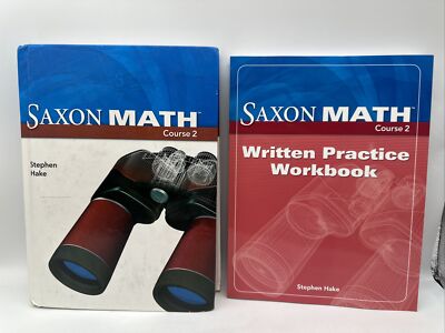 Saxon Math Course 2 Student Text & PracticeWorkbook (2012 Edition) Middle School