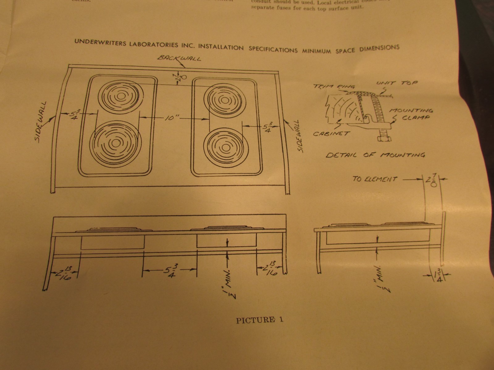 NOS Counterchchef Stanless Steel Cook top stove counter inset 2 burner electric