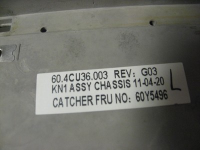 Lenovo ThinkPad W510 Palmrest Frame Sub-Assembly Chassis 60.4CU36.003 (E27-14)