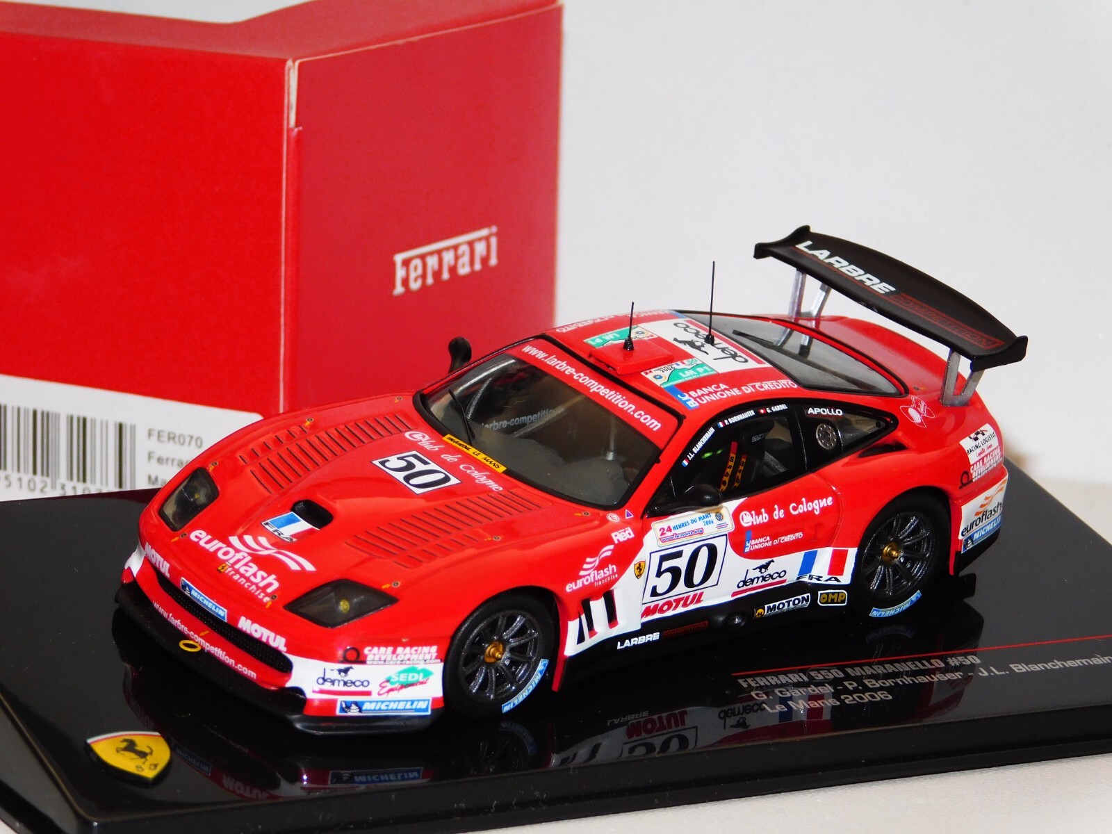 FERRARI 550 MARANELLO #50 LE MANS 2006 FERRARI COLLECTION