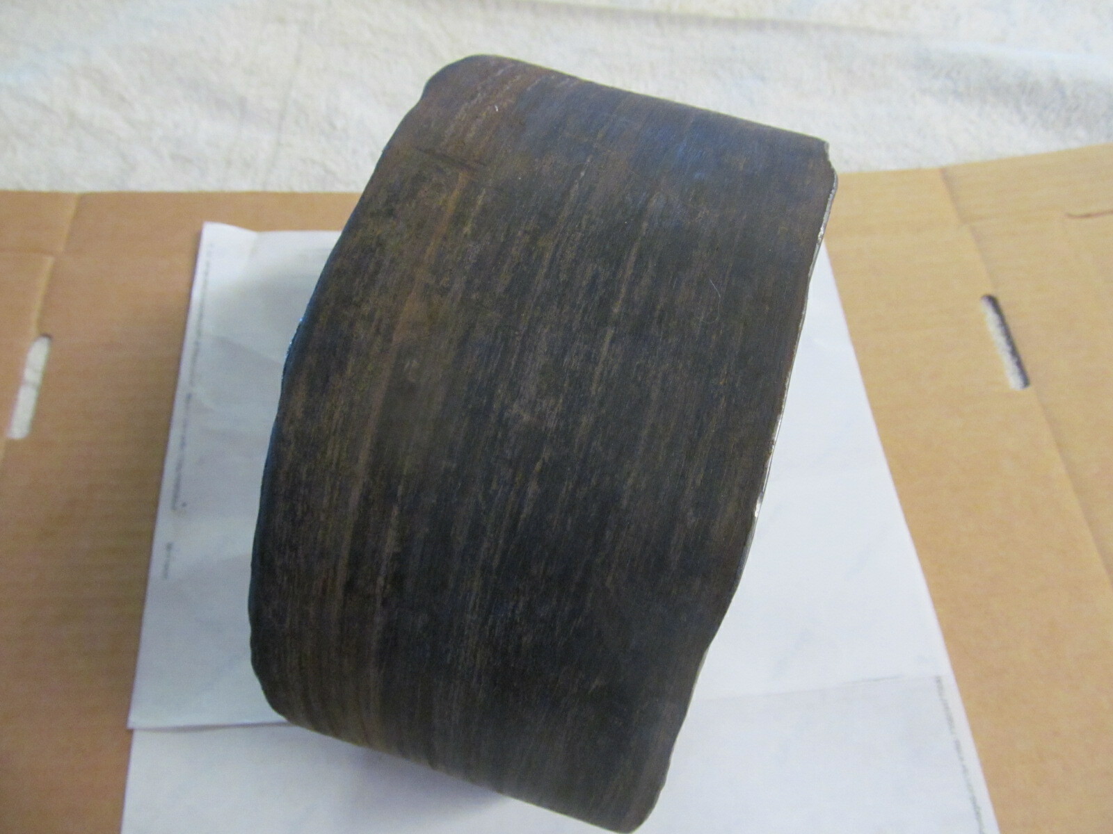 VINTAGE FLAT BELT PULLEY, 7-1/2