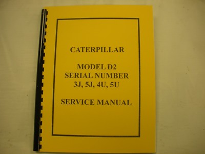 Caterpillar D2 Service Manual - NEW FREE SHIPPING