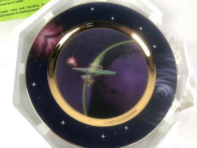 Star Trek Hamilton Collector Plate: WARP SPEED: Ships in Motion, 1997 RARE MIB