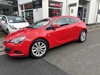 VAUXHALL ASTRA GTC SRI 2.0 CDTI, 2014 WITH 79K, SUPERB 1 OWNER CAR IN RED