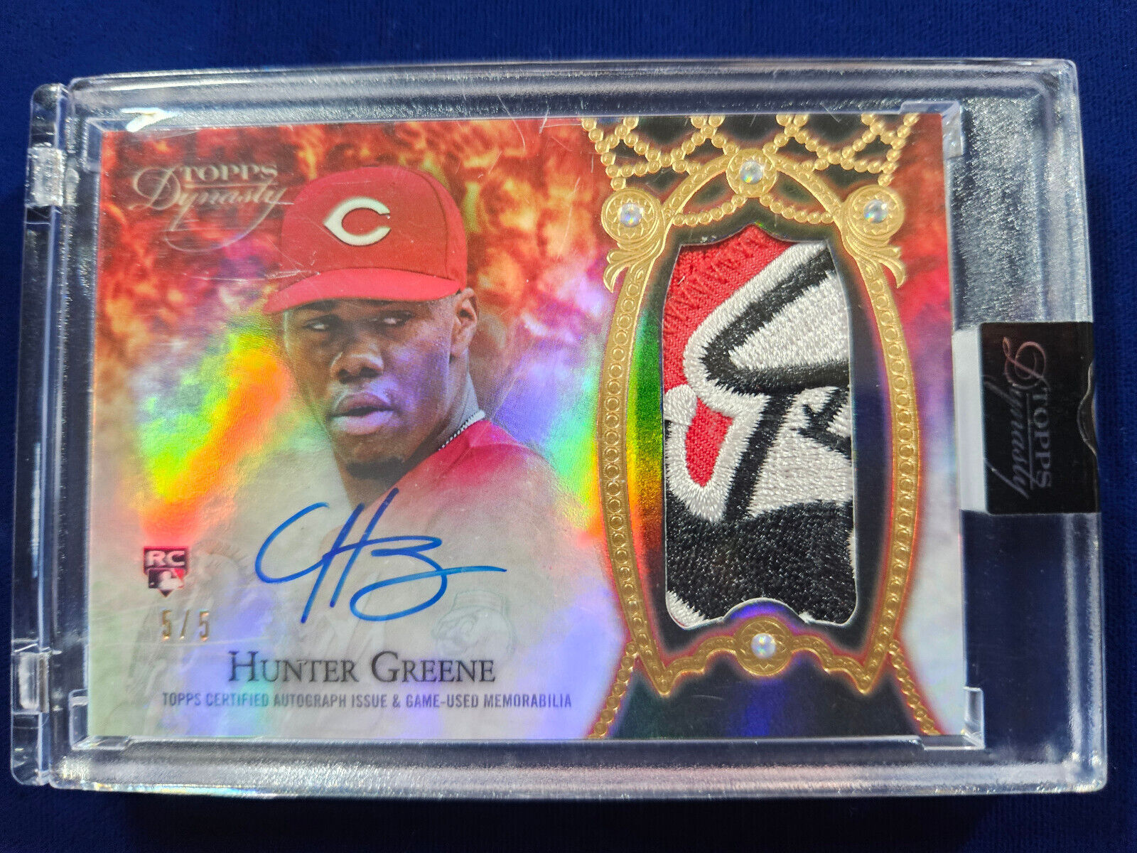 🌟 2022 Topps Dynasty Hunter Greene #DAP-HG2 RC Mr.Red Game 🌟 2022 Topps Dynasty Hunter Greene #DAP-HG2 RC Mr.Red Game
