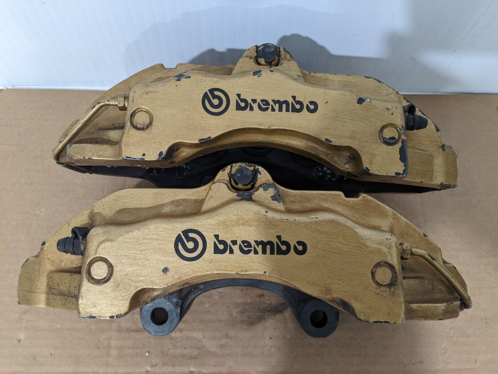2004-10 VW TOUAREG PORSCHE CAYENNE  FRONT L+R BREMBO 18Z BRAKE CALIPERS OEM