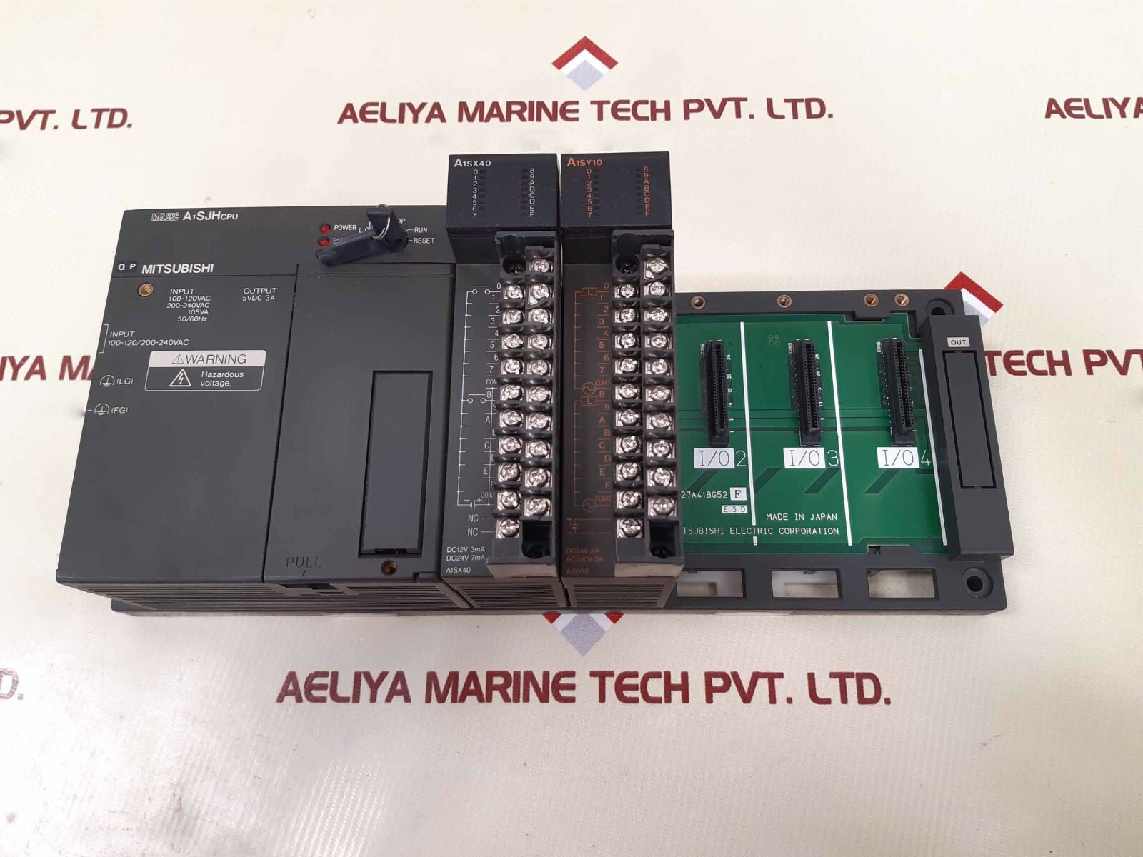 Mitsubishi Melsec A1SJHCPU,A1SX40,A1SY10 Cpu Module With Mitsubishi Melsec A1SJHCPU,A1SX40,A1SY10 Cpu Module With