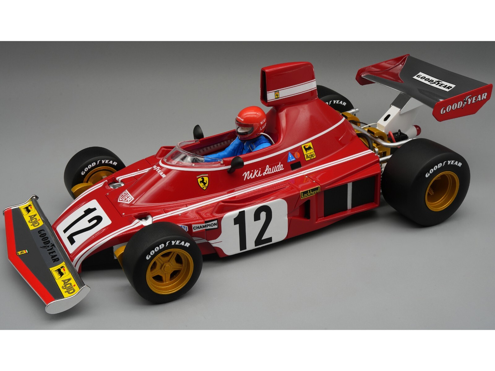 180台限定 1/18 Tecnomodel フェラーリ 312B3 1974 FERRARI 312 B3 #12 LAUDA WINNER F1 SPANISH GP (1974) 1/18