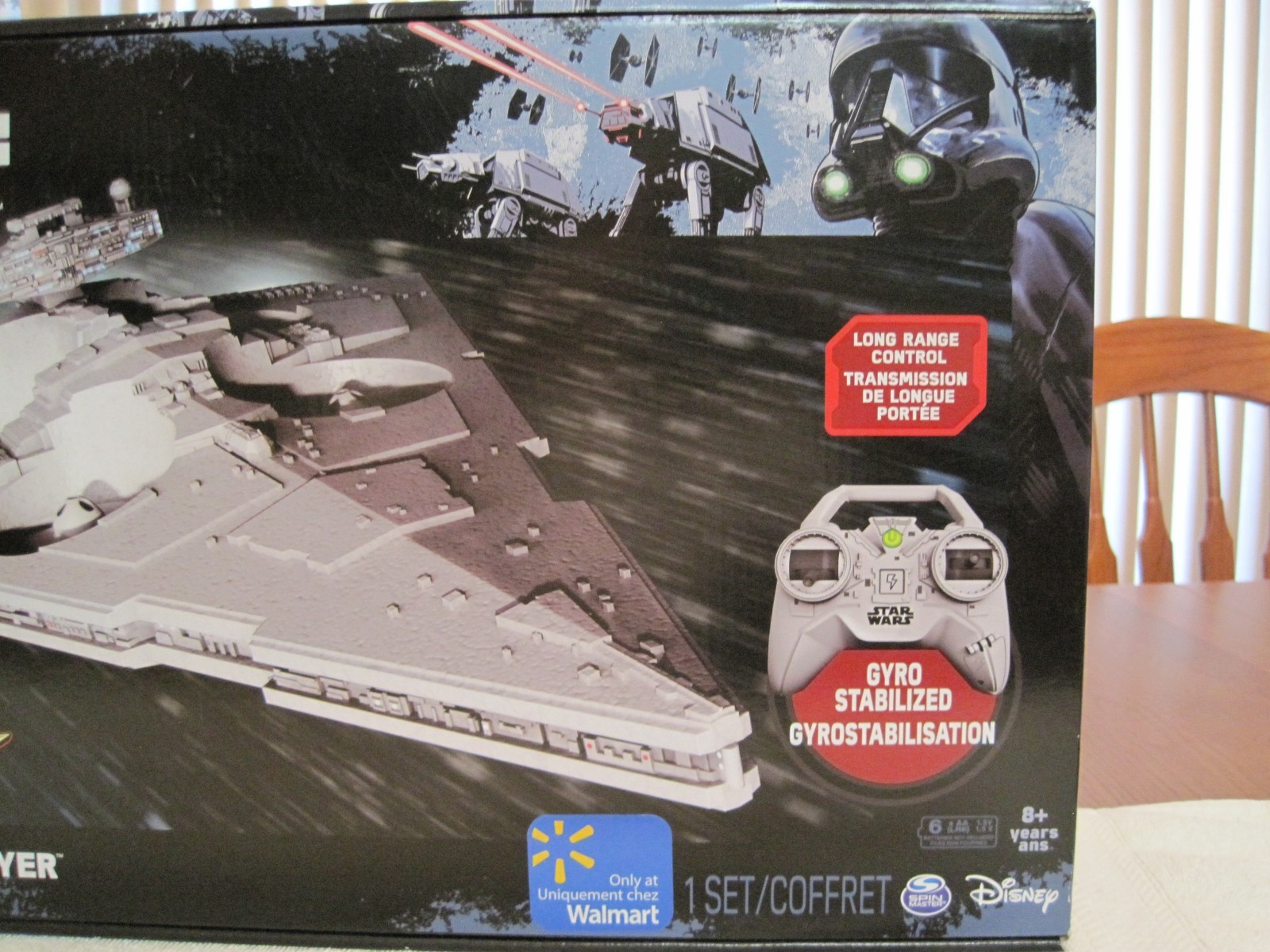 DISNEY SPIN MASTER STAR WARS AIR HOGS STAR DESTROYER DRONE--NEW IN BOX
