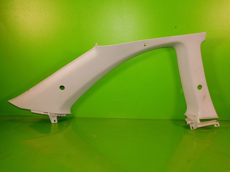 92-95 Civic EX coupe OEM driver left rear 1/4 window trim panel cover gray