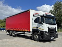 2022 71 Plate Euro 6, Iveco S WAY 330 26t 6x2 Curtainsider Rear Lift & Steer Ax