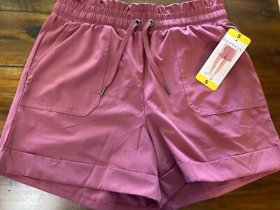 Women s Danskin Paper Bag Shorts Size S Pink New W Tags