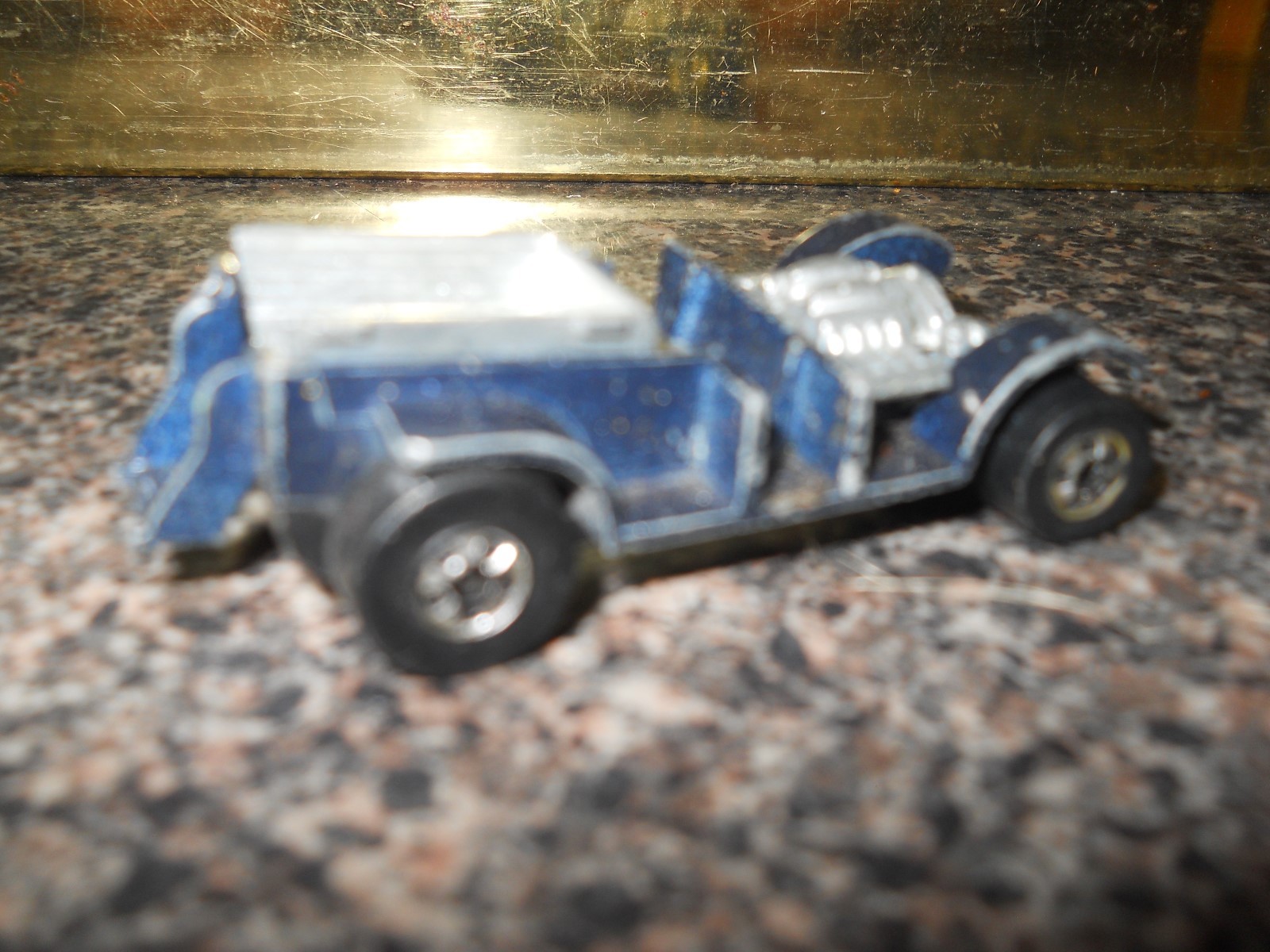 Vintage HOT WHEELS REDLINE PADDY WAGON Black Die Cast Car 1969 * Free Shipping *