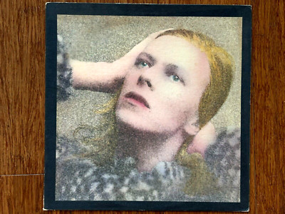 david bowie HUNKY DORY us rca dynaflex ORANGE label TEXTURED cover SEPIA rear