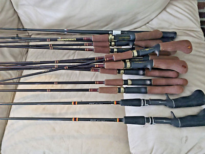 Vintage Baitcast Rods - Shimano, Berkley