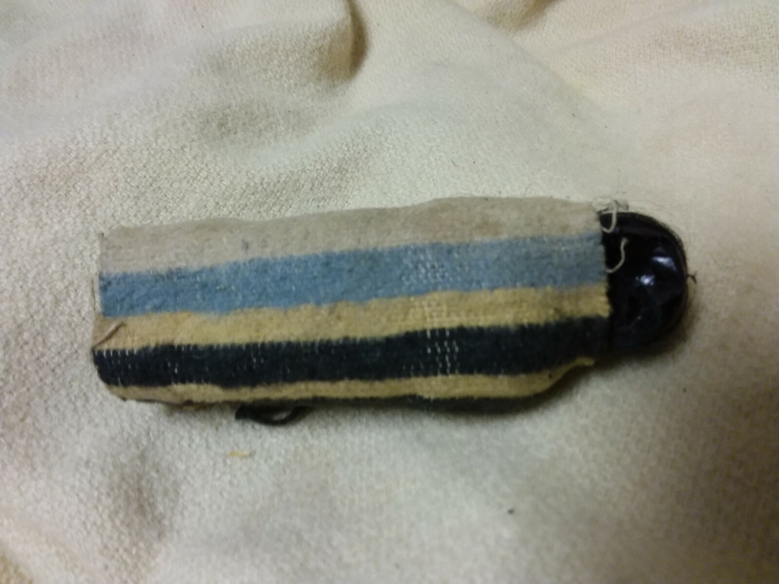 Vintage Indian doll w wool blanket