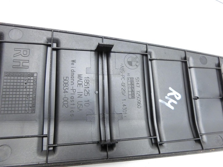 BMW X3 F25 10-14 Laderaumkante Ladekante Verkleidung Rechts Hinten BMW X3 F25 10-14 22.06.2011 7250960 51477250960... Bild 5