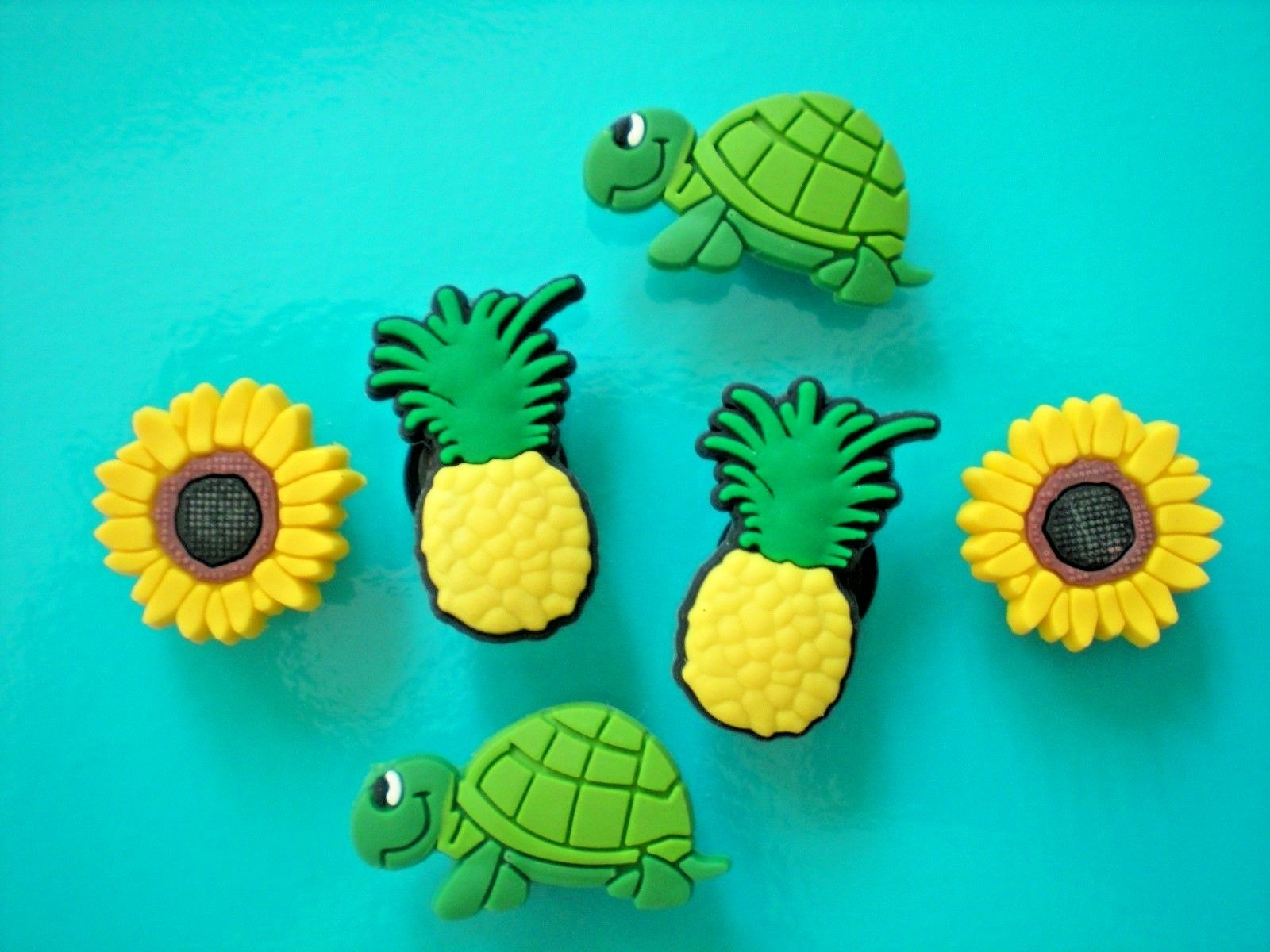 sunflower croc charm