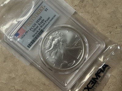 2026-(W) American Silver Eagle MS-69 PCGS (FirstStrike®) | eBay