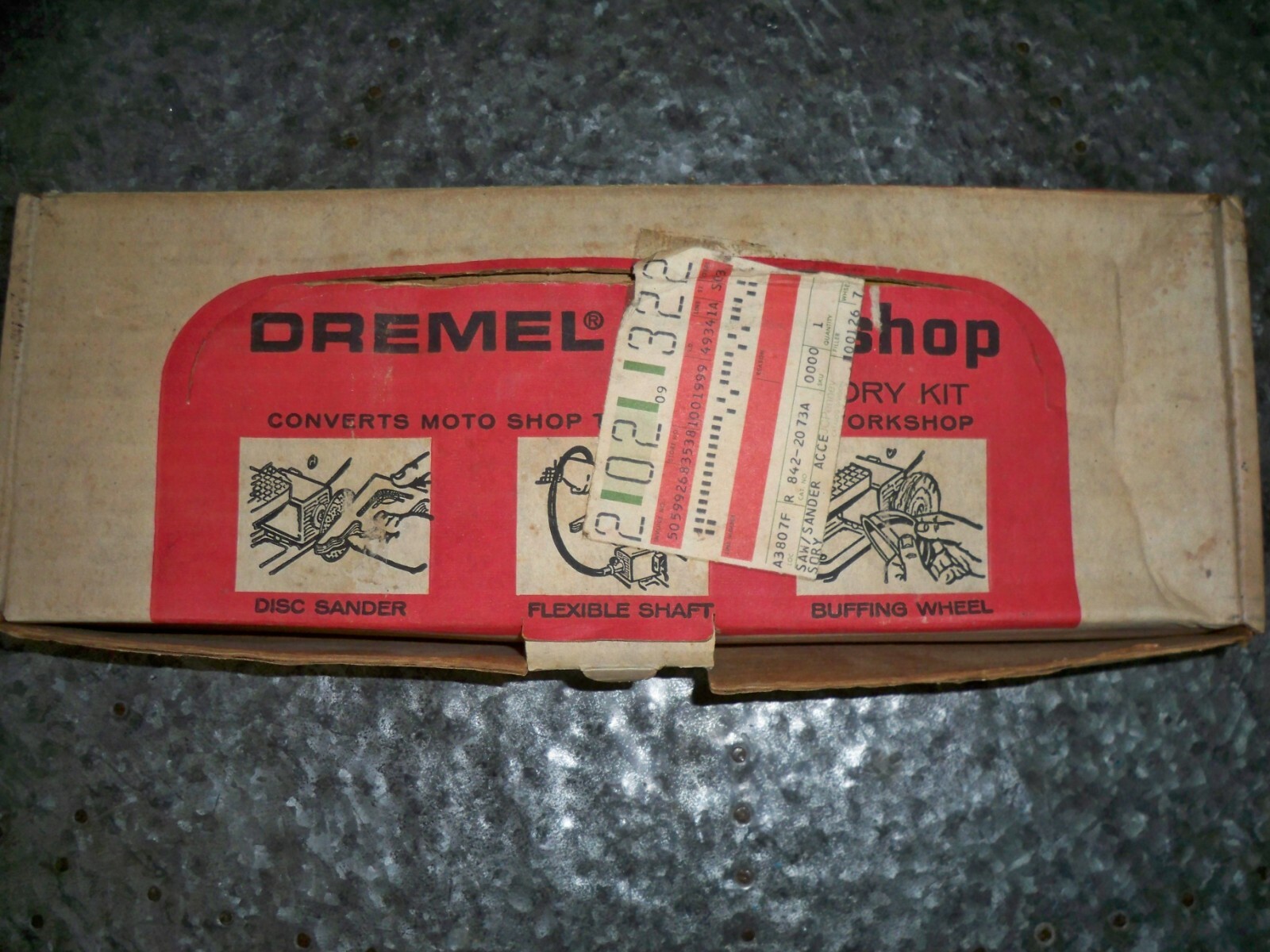 Dremel Moto-Shop Accessory Kit Model 573 ++ NEW Flexible Shaft Sander Buffer
