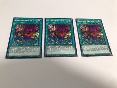 Yugioh x3 Branded Disciple 1st Edition Common BACH-EN053 NM plus random rare