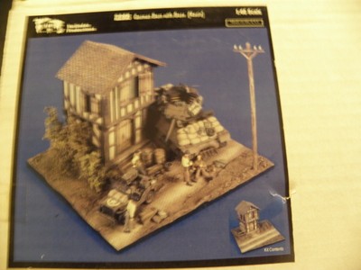 VERLINDEN KIT 1/48 2285 GERMAN BARN WITH BASE DIORAMA