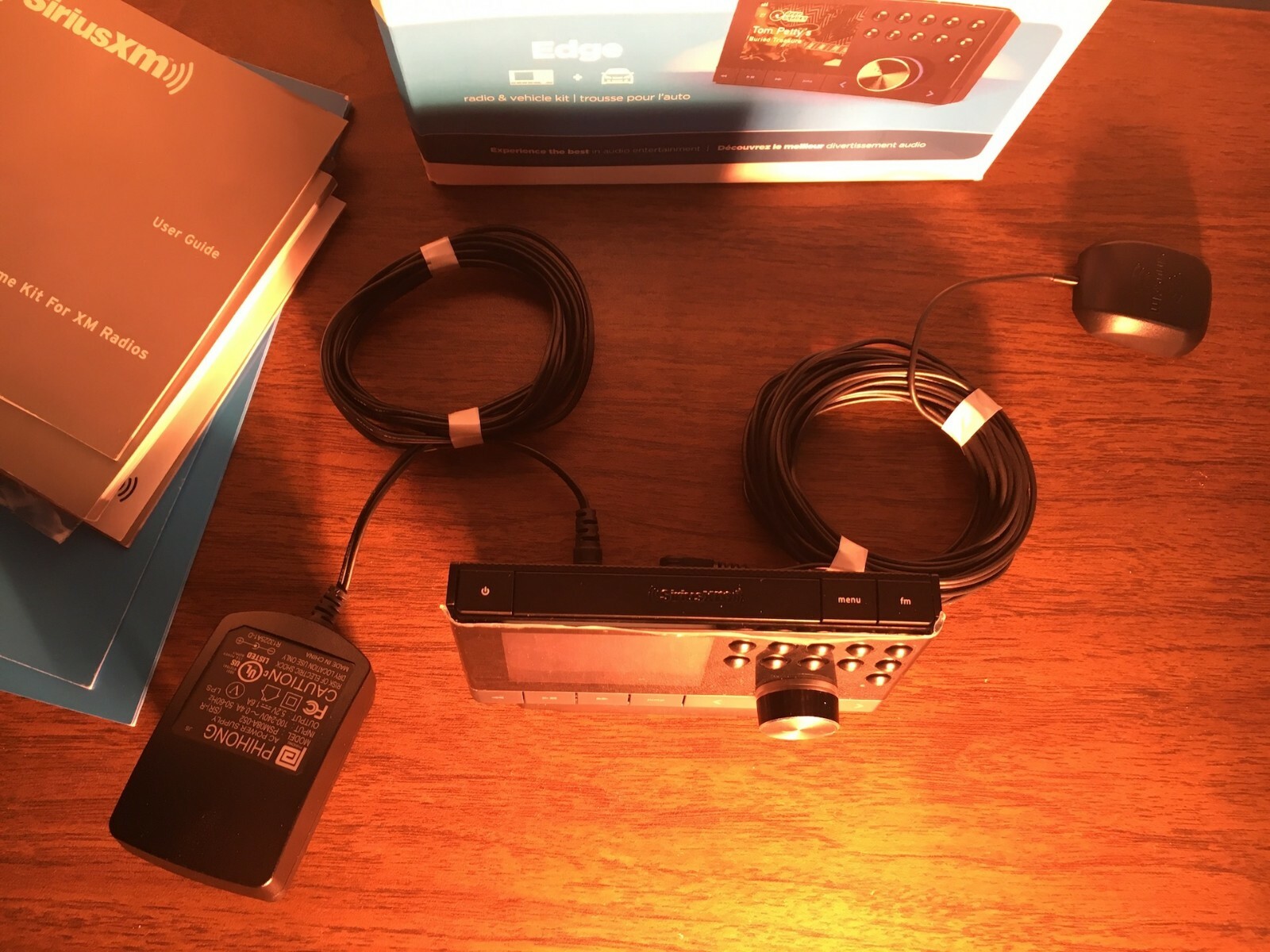 SiriusXM Edge Satellite Radio - Includes XM radio, dock, antenna & AC adapter