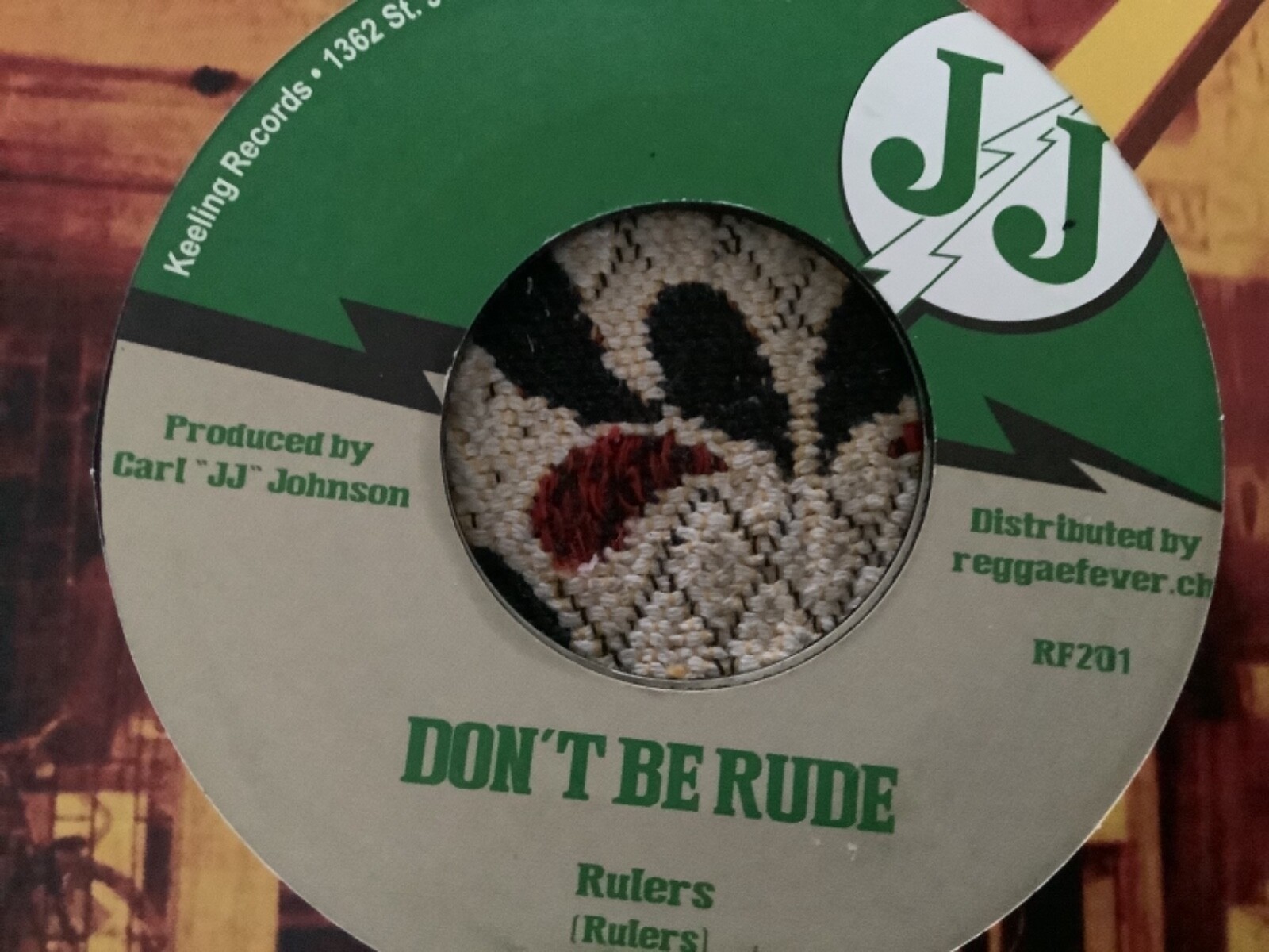 ジャマイカ7” The Rulers With The Carib Beat Dont Be Rude / Be Good none JJ Records /00050 Rulers , Don't Be Rude , 7