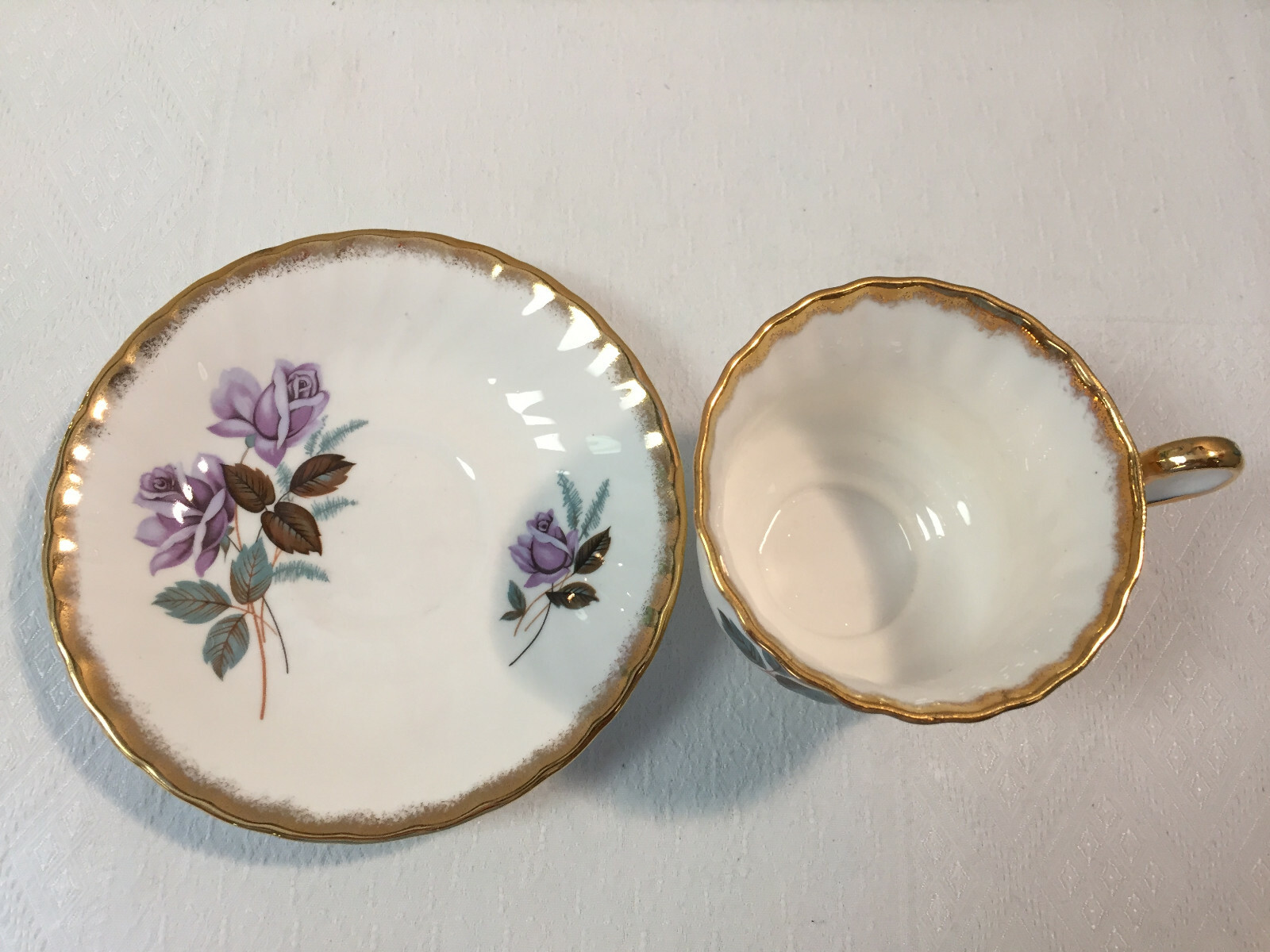 Vintage Cup and Saucer , Royal Ardalt , Bone China , England.