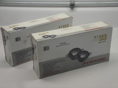 (2) Old School  Pyramid 312SX  100 Watt Car Stereo Speakers  3.5''   TWO PAIR !!