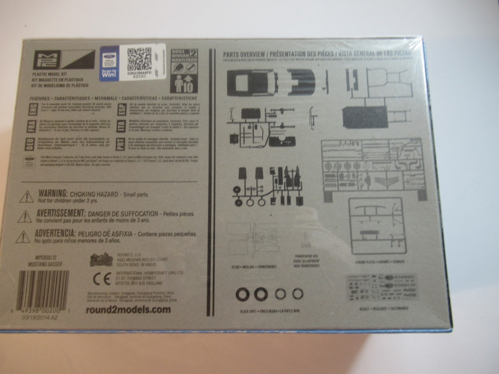 Brand New Sealed Malco Gasser Ohio Montgomery Molded White 1:25 Scale