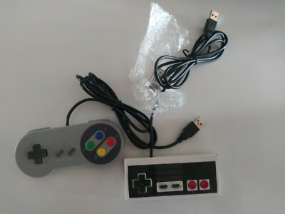 Generic NES & Snes USB Controllers NEW (PC) 