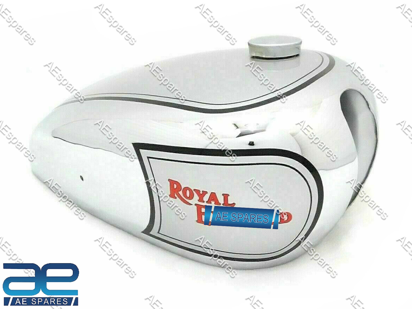 For Royal Enfield J,G Models 1946 & Onwards Fuel Gas Tank Steel Chrome & Painted