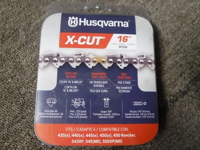 *NEW* Husqvarna X-Cut 66 Link Replacement Chainsaw Chain, 16'' Bar, SP33G