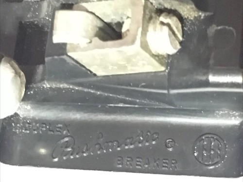 Bulldog Duplex Twin Tandem P1515, 15 Amp, 120 Volt, 2x 1 Pole Pushmatic